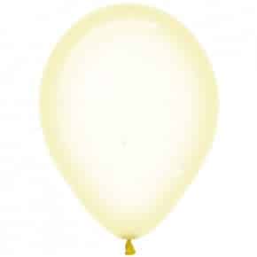 Öko-Luftballon Kristallpastell Gelb