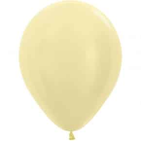 Öko-Luftballon Samt Gelb