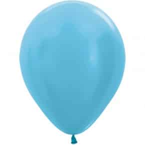 Öko-Luftballon Samt Karibikblau