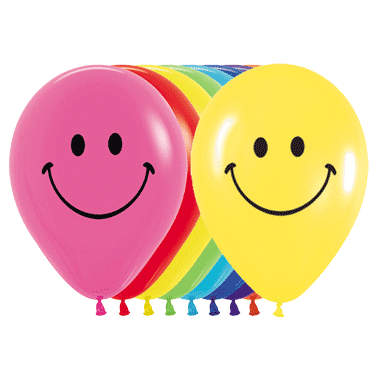 Bio-Luftballons Smileys & Gesichter
