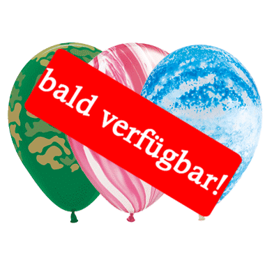 Bald verfügbar: Öko-Luftballon Verschiedene Muster