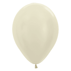 Bioloons Mini-Ballon Samt Elfenbein (12.5cm) - Frei von Schadstoffen