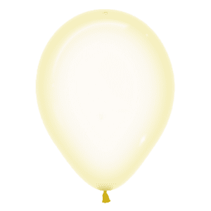 Bioloons Rundballon Kristall Gelb (30cm) - TÜV-zertifizierte Qualität