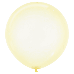 Bioloons Riesenballon Kristall Gelb (60cm) - TÜV-zertifizierte Qualität