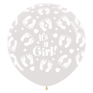 Bioloons Riesenballon Kristallklar It's a Girl