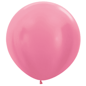 Bioloons Riesenballon Samt Pink (90cm) - TÜV-zertifizierte Qualität