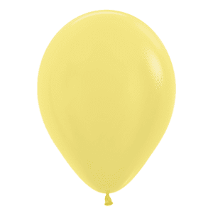 Bioloons Mini-Ballon Samt Gelb (12.5cm) - 100% Naturlatex