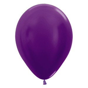 Bioloons Mini-Ballon Violett Metallic (12.5cm) - Premium Qualität