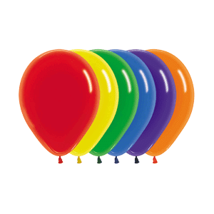 Öko-Luftballons Kristall-Farben