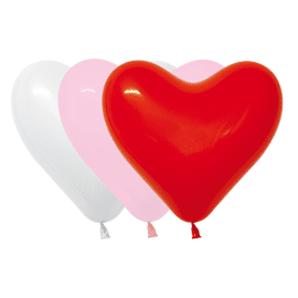 3 umweltfreundliche Herzluftballons