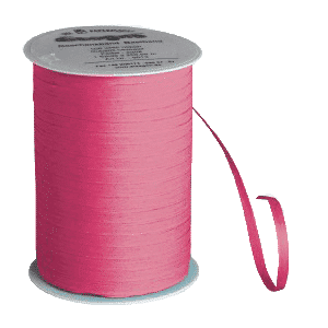 Luftballon-Halteband Bio-Kräuselband Pink