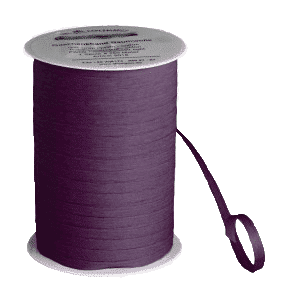 Luftballon-Halteband Bio-Kräuselband Weinrot