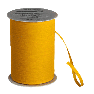 Luftballon-Halteband Bio-Kräuselband Gelb