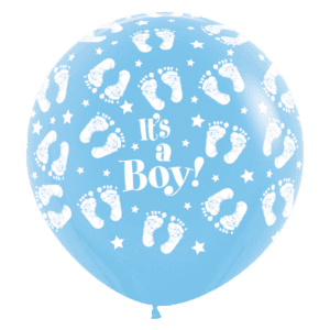 Bioloons Riesenballon Hellblau Füße