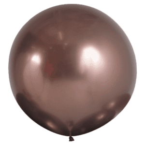 Bioloons Riesenballon Chromglanz Trüffel (60cm) - 100% Naturlatex