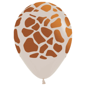 Bioloons Rundballon Weißer Sand Giraffe