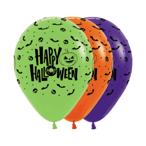 Bioloons Rundballon bunt sortiert Fledermaus