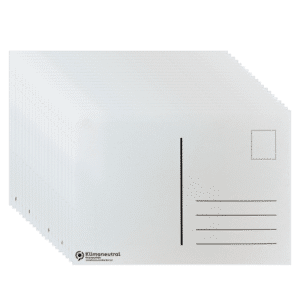 Karte für Luftballon-Flugwettbewerb, 25 Stück