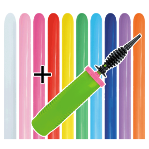 Modellierballon 260 mit Ballonpumpe