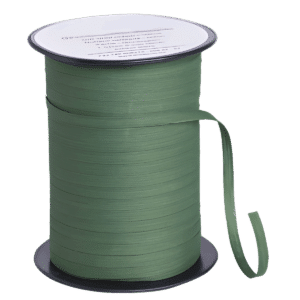 Luftballon-Halteband Bio-Kräuselband Tannengrün