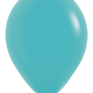 Bioloons Rundballon Karibikblau (30cm) - 100% Naturlatex