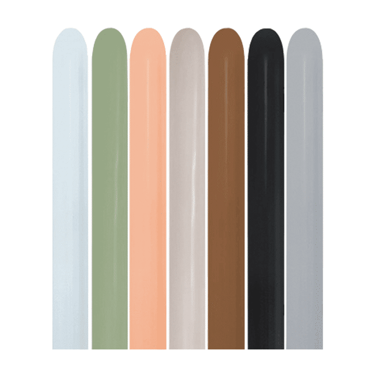 Modellierballons 260S 260Q Naturton-Mischung