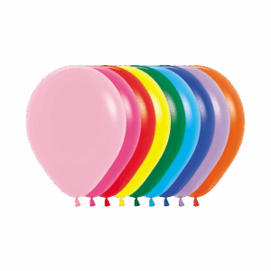 Bioloons Rundballon Standard Mischung (25cm) - Nachhaltige Deko