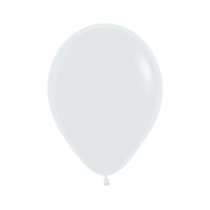 Bioloons Rundballon Weiß (25cm) - Premium Qualität