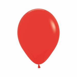 Bioloons Rundballon Rot (25cm) - 100% Naturlatex