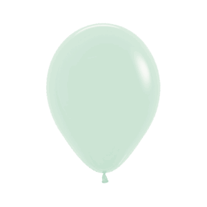 Bioloons Rundballon Pastell Grün (25cm) - 100% Naturlatex