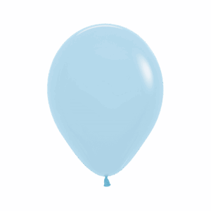 Bioloons Rundballon Pastell Blau (25cm) - Premium Qualität