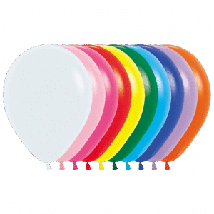 Bioloons Rundballon Standard Mischung (30cm) - TÜV-zertifizierte Qualität