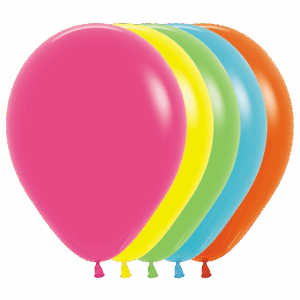 Bioloons Rundballon Tropical Mischung (30cm) - biologisch abbaubar