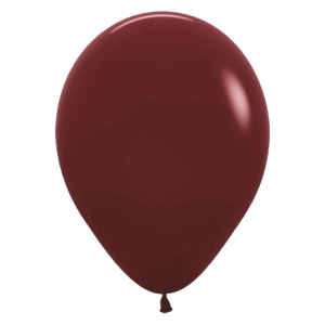 Bioloons Rundballon Weinrot (30cm) - 100% Naturlatex