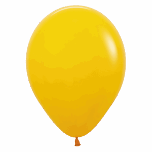 Bioloons Rundballon Honiggelb (30cm) - für Dekorationen