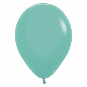 Bioloons Rundballon Aquamarin (30cm) - 100% Naturlatex