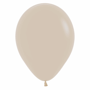 Bioloons Rundballon Weißer Sand (30cm) - biologisch abbaubar
