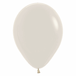 Bioloons Rundballon Creme weißer Sand (30cm) - plastikfrei verpackt