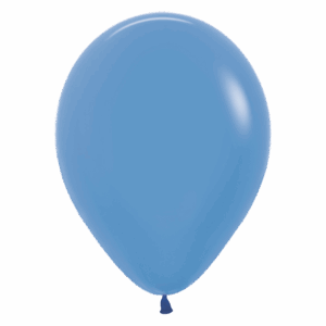 Bioloons Rundballon Neon Blau (30cm) - plastikfrei verpackt
