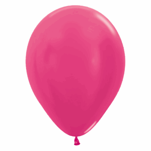 Bioloons Rundballon Pink Metallic (30cm) - Premium Qualität