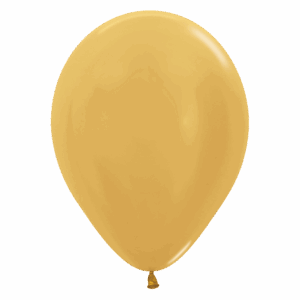 Bioloons Rundballon Gold Metallic (30cm) - Premium Qualität