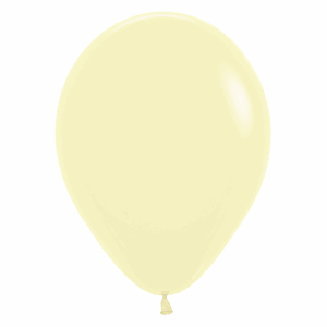Bioloons Rundballon Pastell Gelb (30cm) - für Dekorationen