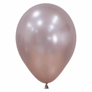 Bioloons Rundballon Rosa Blüte seidenmatt (30cm) - Premium Qualität