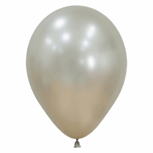 Bioloons Rundballon Creme Perle seidenmatt (30cm) - TÜV-zertifizierte Qualität