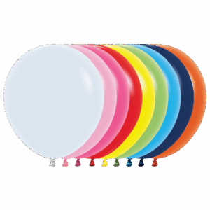 Bioloons Rundballon Standard Mischung (45cm) - für Dekorationen