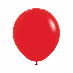 Bioloons Rundballon Rot (45cm) - 100% Naturlatex