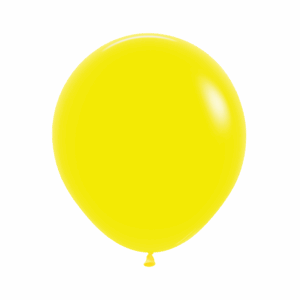 Bioloons Rundballon Gelb (45cm) - 100% Naturlatex