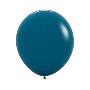 Bioloons Rundballon Azurblau (45cm) - Premium Qualität