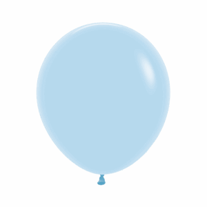 Bioloons Rundballon Pastell Blau (45cm) - TÜV-zertifizierte Qualität
