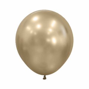 Bioloons Rundballon Goldstaub seidenmatt (45cm) - Premium Qualität